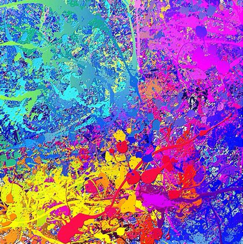 Paint Splatter Abstract Painting 31 Digital Art By Bob Smerecki Fine