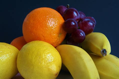 Fruits Oranges Lemons And Bananas Free Stock Photo Public Domain