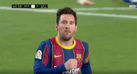 Barcelona Vs Real Betis En Vivo Gol Lionel Messi Pone De Penal El 3 1