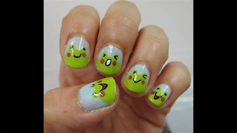 Uñas decoradas elegantes y originales Diseño de uñas #29 ╫ Ranitas Tiernas (estilo Kawaii ...