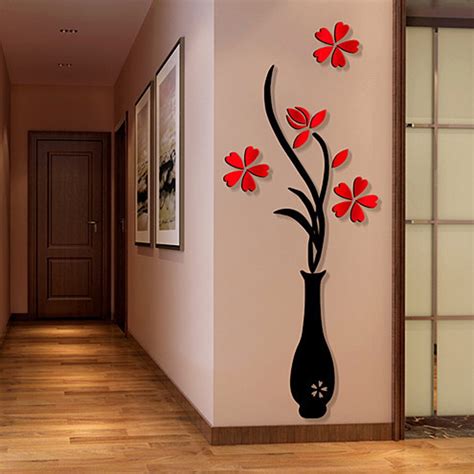 3d Wall Sticker Decals Bangcool Removable Flowering Plant Wall