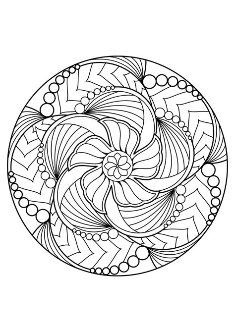 Mandala Kleurplaten Downloaden Gratis CFG23 AGBC
