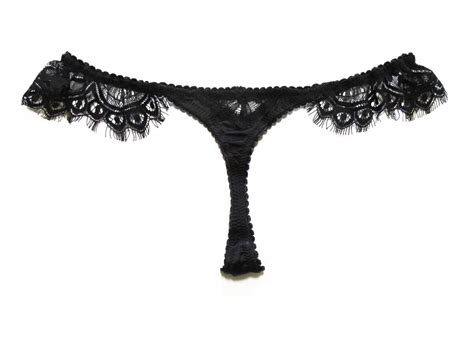 Lace Thong Thong Panties Black Thong Panties Hot Panties Etsy