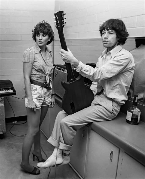 Linda Ronstadt And Mick Jagger 1978 Roldschoolcool