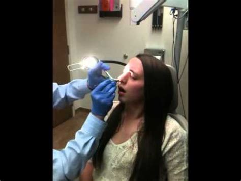 Portable acid stick anti snore nose clip neck training equipment apilator women hair remove. Nose splint removal - YouTube