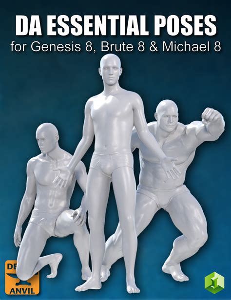 Da Essential Poses For Genesis 8 Male Daz 3d