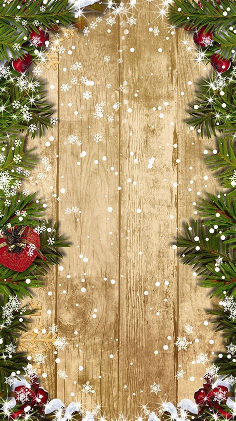 Rustic Christmas Iphone Wallpapers On Wallpaperdog
