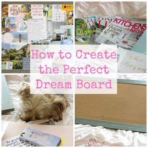 Diy How To Create A Dream Or Vision Board Dream Board Dream Boards