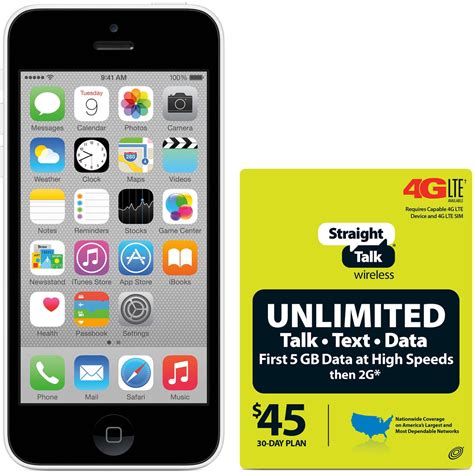 Straight Talk Apple Iphone 6 16gb 4g Lte Prepaid Smartphone