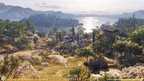 Artstation Kefalonia Island Assassin S Creed Odyssey Jeryce