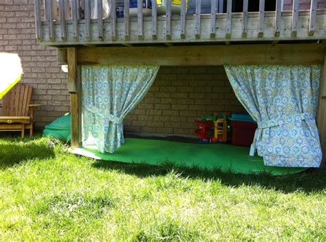 Image Result For Kids Playhouse Under Deck Kids Outdoor Playground