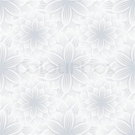 Beautiful Trendy Nature Background Seamless Pattern With Grey White