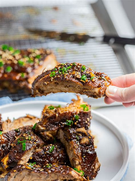 sticky instant pot asian ribs recipe drive me hungry