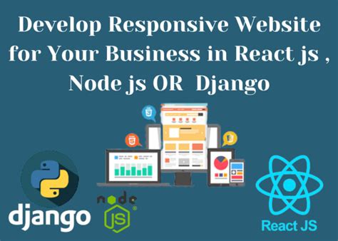 Do Django Python React Js Node Js Websites As A Full Stack Developer