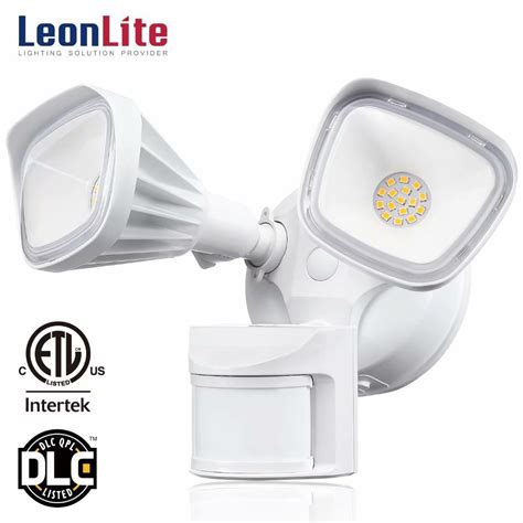 LEONLITE W LED Outdoor Security Light With Motion Activated LED Outdoor Flood Lights For Yard