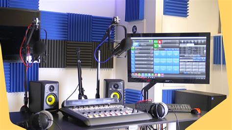 Radio Station Equipment For A Professional Studio Setup