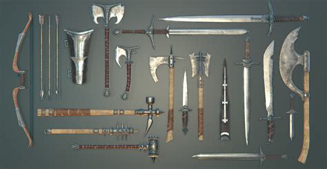 Medieval weapons kit