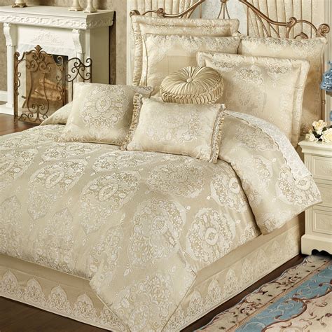 Beddinginn dedicated to supply the best luxury bedding sets to customer. Francesca Light Gold Comforter Bedding | Luxurious ...