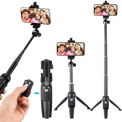 40 Inch Selfie Stick Tripod Extendable Selfie Stick With Wireless