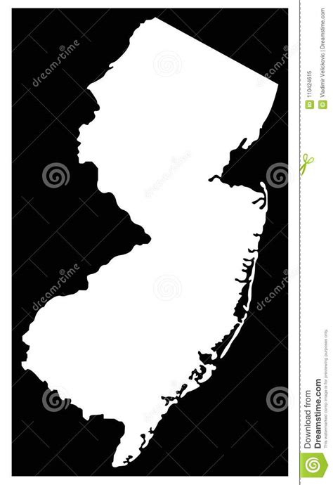 New Jersey Map State In The Mid Atlantic Region Of The Northeastern