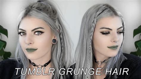4 Grunge Hairstyles Cute And Easy Youtube