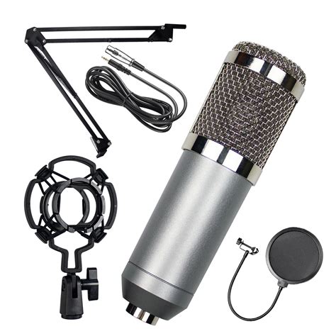 Professional Microphone For Computer Audio Studio Recording Cameralk