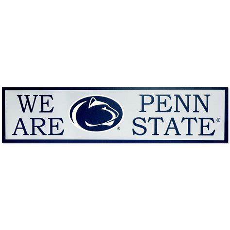 Sign We Are Athletic Logo Penn State Student Book Store