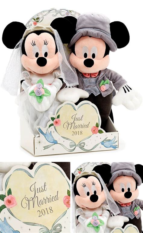 Disney Mickey And Minnie Mouse 2018 Wedding Soft Toy Set Disney Store