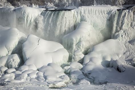 Its So Cold Out That Niagara Falls Has Partially Frozen