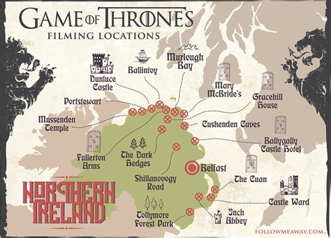 3 5 Day Game Of Thrones Locations Ireland Itinerary Game Of Thrones