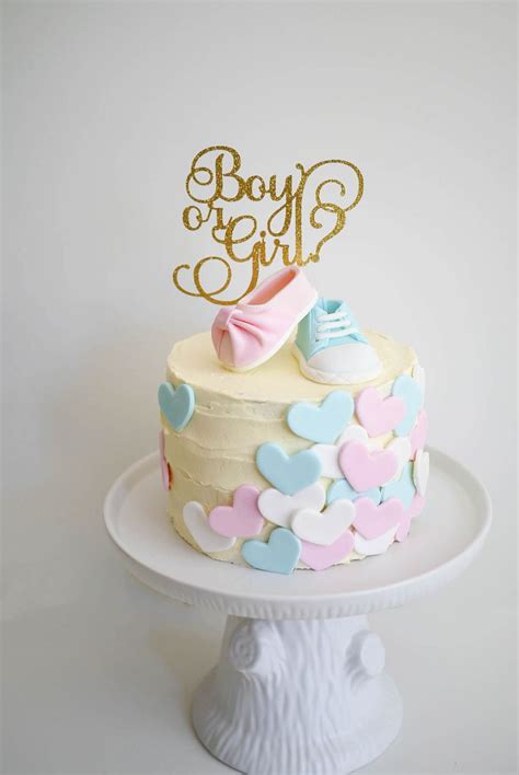 Gender Reveal Cake Ideas Simple Tamika Culver