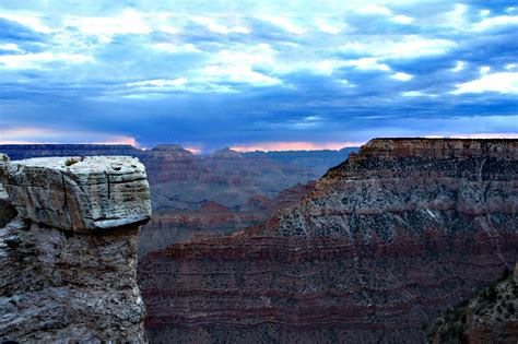 Sunrise At Mather Point In The Grand Canyon Yellow Van Travels