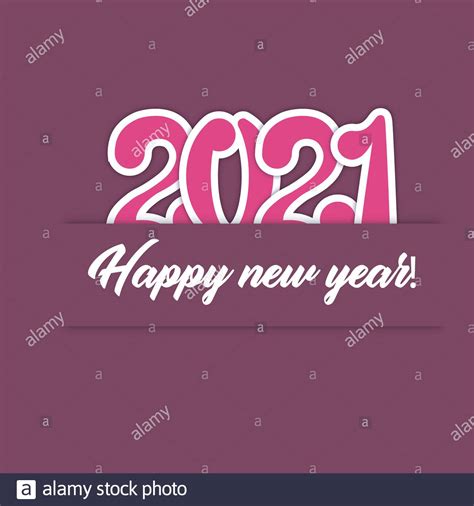 Happy New Year 2021 Holiday Celebrate Stock Vector Image And Art Alamy