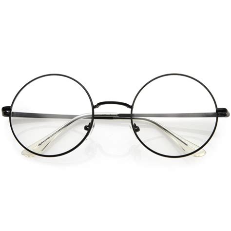 Vintage Lennon Inspired Clear Lens Round Frame Glasses 9222 Round Glasses Frames Circular