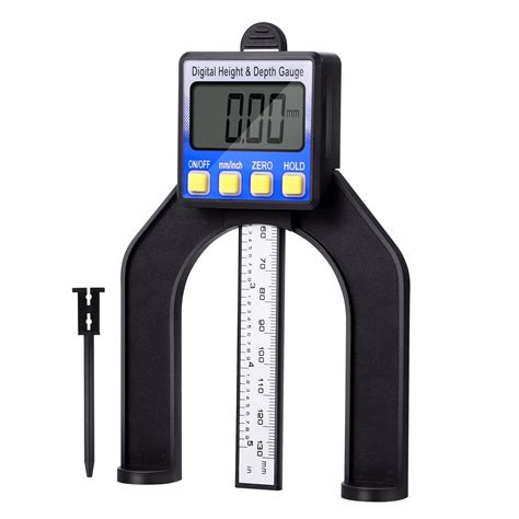 depth gauge ultechnovo 2 in 1 digital display carpenter table height ruler depth gauge height