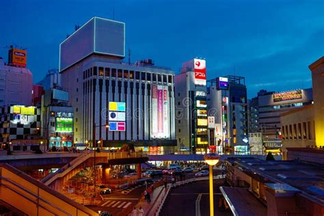 Japan Tokyo District Of Ueno In The Evening Editorial Photo Image