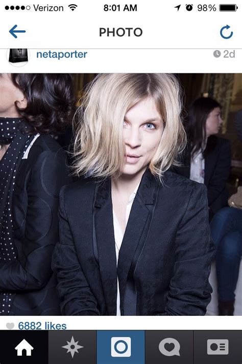 Does anybody know who the girl in the white pant/dress outfit is on the right of the guy? Short-haired minx Clemence Poesy at Stella McCartney #PFW ...