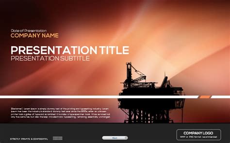 Oil Industry Powerpoint Template