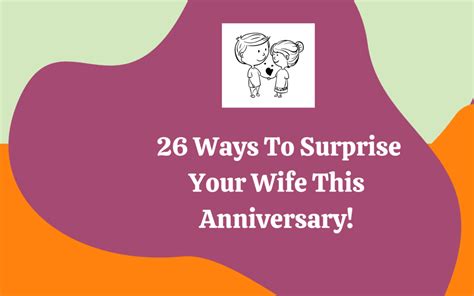 How To Plan The Best Surprise For Your Wife On Anniversary Sane Bites