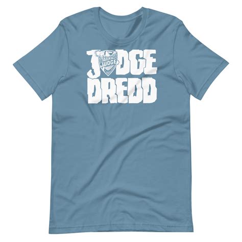 Judge Dredd Comic Logo Licence Adulte Heather T Shirt Toutes Les