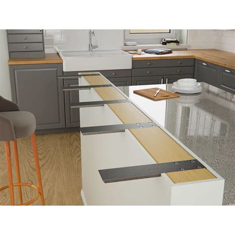 A pony wall is a low wall used to divide rooms physically, while still leaving an open feel. Hidden Granite Countertop Flat Bracket in 2020 | Granite ...
