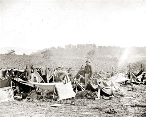 Field Hospital Antietam Us Civil War War American Civil War