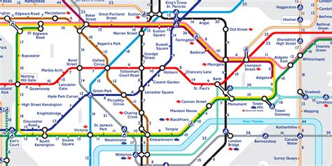 Tfl Releases First Official Walk The Tube Map Business Insider