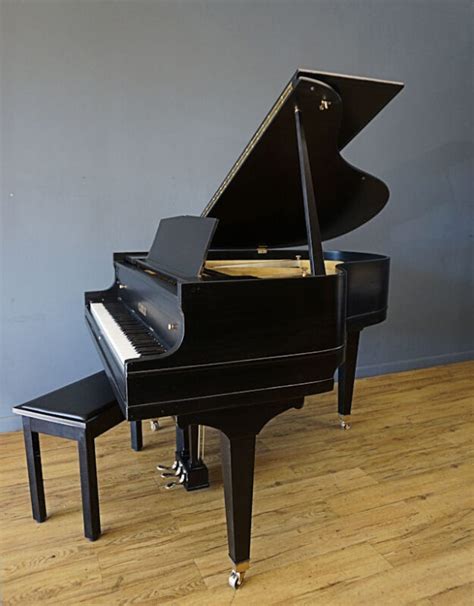Baby Grand Piano Ebony Black New Matching Bench Cameron Piano
