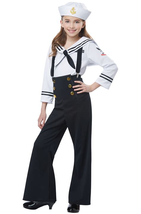Navysailor Girl Child Costume