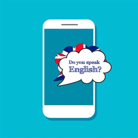 Premium Vector Do You Speak English Concept Online Learning Speech