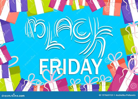 The Black Friday Label Is Isolated Vector Illustration In Flat Cartoon