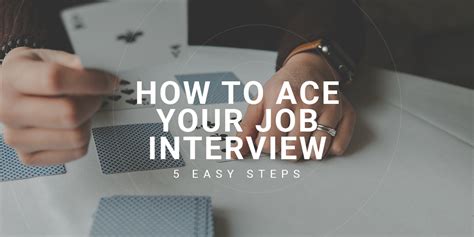 Get Started How To Ace Your Job Interview Hunterskill