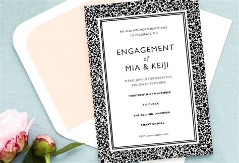 Engagement Party Invitation Wording Ideas Papier