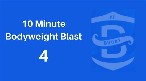 10 Min Bodyweight Blast 4 Youtube